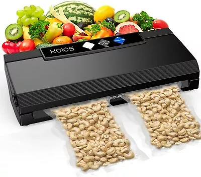 KOIOS Black Vacuum Sealer Machine • $39.89