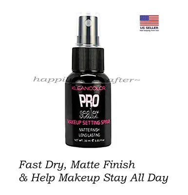 Makeup Setting Spray-Long Lasting MATTE FINISH No Melting *Kleancolor  • $8.99