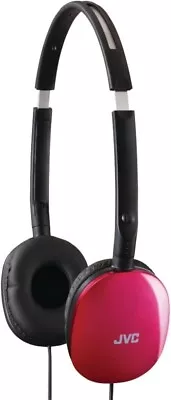 JVC Flats Lightweight Headband Wired 3.5mm Headphones - Pink/Rose (HAS160P)™ • $24.95