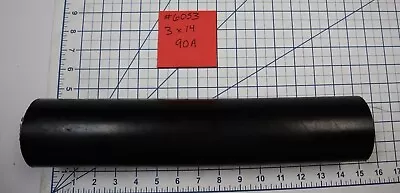 URETHANE/POLYURETHANE ROD #6053 3  X 14  90 A BLACK *FROM MANUFACTURER* • $95.30