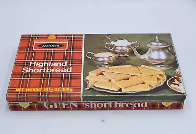 Jacob's Highland Glen Shortbread 10 ½ Oz Empty Vintage Rectangular Biscuit Tin • $12.50