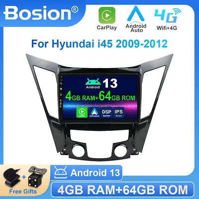 CarPlay Android 13 Auto Car Stereo GPS Head Unit For Hyundai I45 2009-12 4+64GB • $388.99