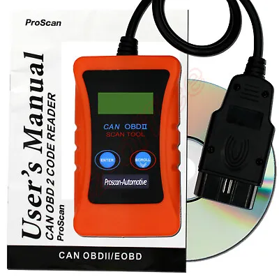 Peugeot 207 Car Scanner U480 Engine Fault Reset Code Reader OBD2 Diagnostic Tool • £19.95