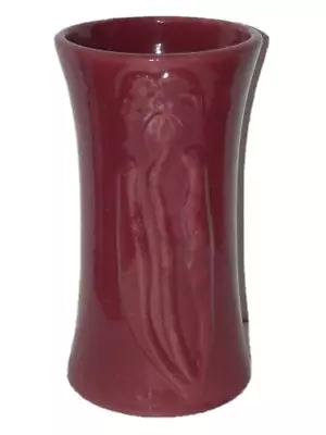 $31.95 • Buy Zanesville Stoneware 8 1/2  Embossed Flower Vase Mint! Buy It Now!