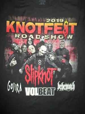 2019 KNOTFEST Roadshow Concert Tour (MED) Shirt SLIPKNOT GOJIRA VOLBEAT BEHEMOTH • $40