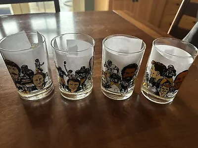 VINTAGE 1982 McDONALD'S PITTSBURGH STEELERS 50 SEASONS GLASSES SET OF 4 • $14.99