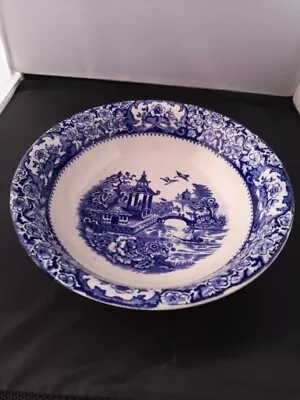 Olde Alton Ware 'Willow' Pattern Service Bowl- Antique /Vintage Large Transfer  • £8