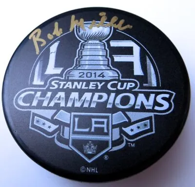 Bob Miller Signed Autographed 2014 Stanley Cup Champions Puck LA Kings GV917164 • $79.99