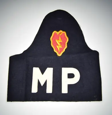 RARE Vietnam War Army 25th Division MP Military Police Armband Brassard Felt • $74.99