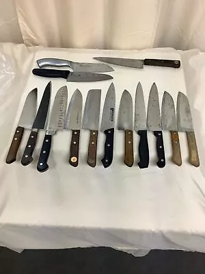 Japanese Vintage Kitchen Knife 14types Blade Length 5.51~8.26inch Hocho Magoroku • $172.76