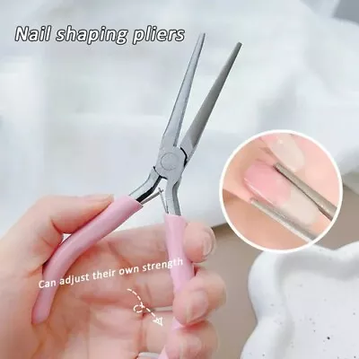 Nails Pincher Quick Build Extension Tips Clips Nail Tweezers C Curve Pinch Tool • $18.70