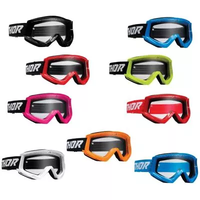 2024 Thor Combat Racer Youth/Kids MX Motocross Offroad ATV Goggles - Pick Color • $22.95