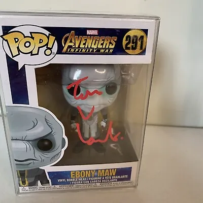 Marvel Avengers Infinity War Ebony Maw Signed Funko Pop Full COA • £62