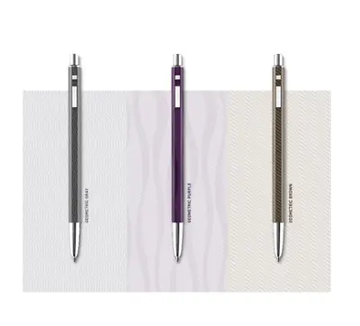 Monami 153 ID Geometric Ballpoint Pens 1.0mm Ink-Black _ Choose Color • $19.10