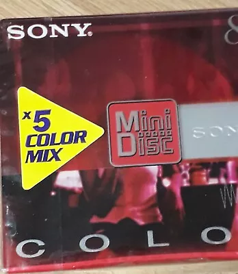 Sony  Color Mix Mini Disc X 5 Sealed. • £19.99