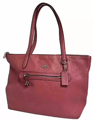 Coach Taylor Coral Pink Leather Women’s Bag Purse. • £24.12