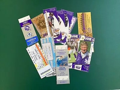 Minnesota Vikings Ticket Stub Lot NFL Randy Moss Cowboys • $14.99