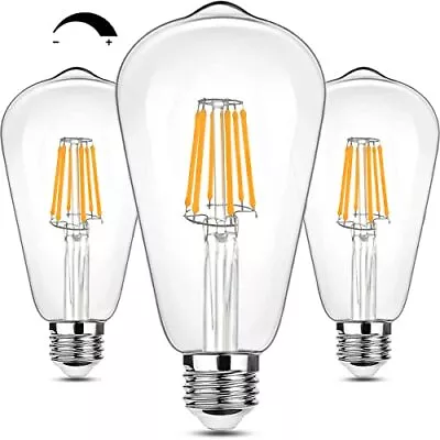 E26 Led Bulb 60 Watt Equivalent Dimmable Edison Bulbs 800 Lumens High Brightness • $24.25