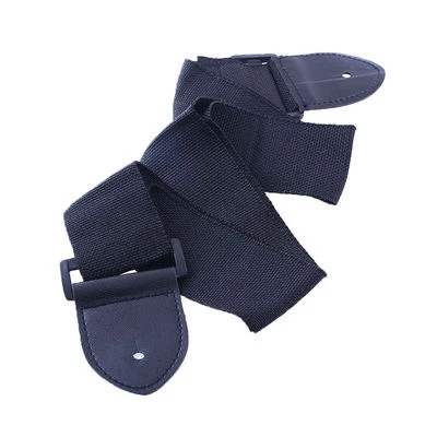 $4.99 • Buy Guitar Strap Adjustable Leather Ends Nylon Belt Electric Acoustic Guitar Bass