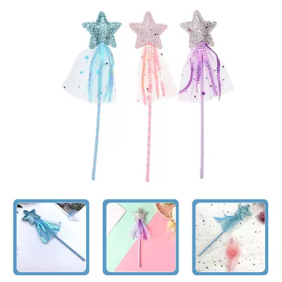  3 Pcs Girls Wand Toy Toys For Kids Fairy Stick Child Baby Little • £9.35