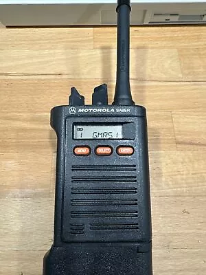 Motorola Saber 2 II Radio 440MHz To 470MHz GMRS No Battery Includes Belt Clip • $79.99