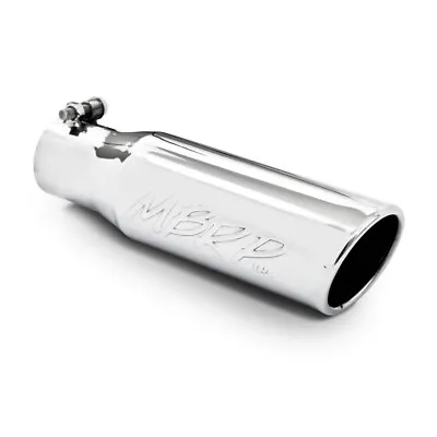 MBRP T5113 Exhaust Tip 3 1/2 Inch O.D. Angled Rolled End 2 1/2 Inch Inlet 12 ... • $49.99