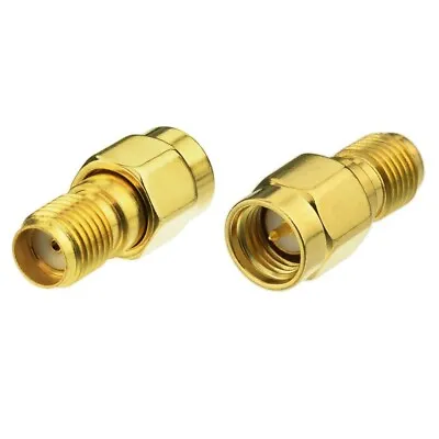 £2.99 • Buy SMA Male To SMA Female Adapter Connectors X 2 Pack  - UK Seller