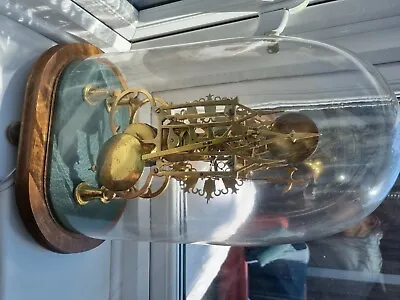 £500 • Buy Morton & Gain Glass Domed Skeleton Clock - Perfect Condition