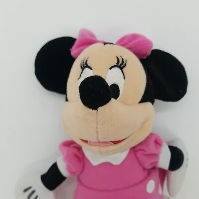 Disney Minnie Mouse 11   Plush Beanbag Doll Stuffed Toy Authentic Licensed EUC • $8.09