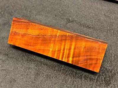 EXHIBITION GRADE Hawaiian Curly Koa Billet Wood:  9  X 2.5+  X 1.75  • $40