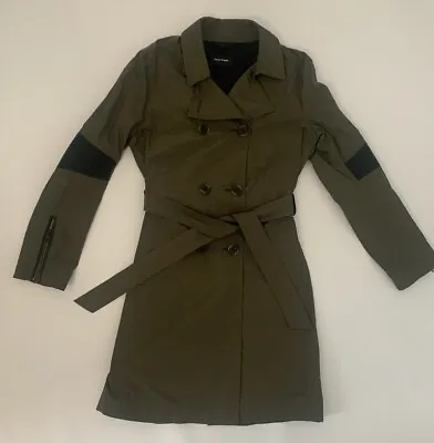 Mackage Womens Green Belted Trench Coat Size S • $240