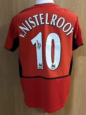 Ruud Van Nistelrooy Signed Man Utd 2002/04 Home Shirt COA Video Proof • £250
