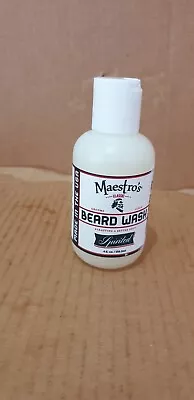 Maestro's Men's Beard Grooming Classic Beard Wash Spirited Blend 4 Oz • $11.95