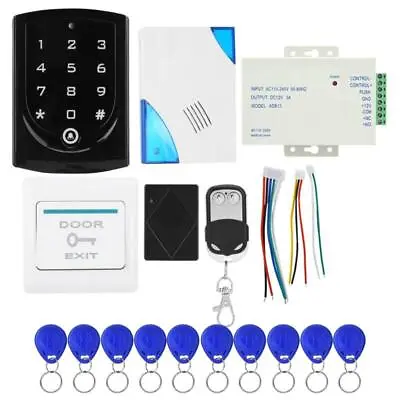 180kg Electric Magnetic Door Access Control System Remote Lock Kit • £54.02