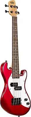 Kala Brand Music Co. 4-String Ukulele Right Red Ubass SB-RD-FS • $349