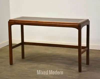 Mid Century Modern Walnut Sofa Entry Table • $950