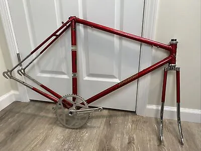 Vintage Raleigh Carlton Super Course TT Frameset Frame 54 Cm Road Club Bike 531 • $249.99