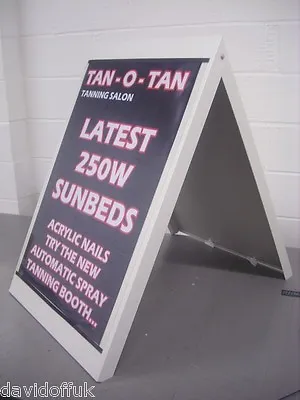 A Board Pavement Sign A1 Stand  Metal Frame Large Board Design A-board • £60