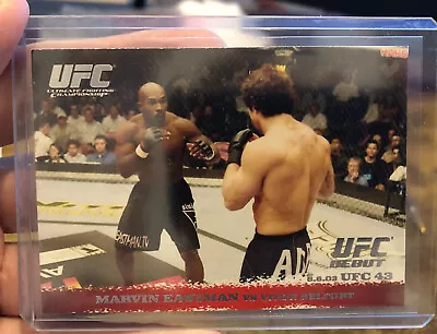 2009 Topps UFC Round 1 Marvin Eastman / Vitor Belfort RC Rookie Card #15 • $5