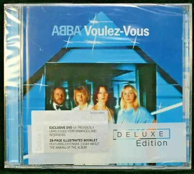 ABBA ‎– Voulez-Vous  CD+DVD - Remastered Deluxe Edition New Sealed CD • $77