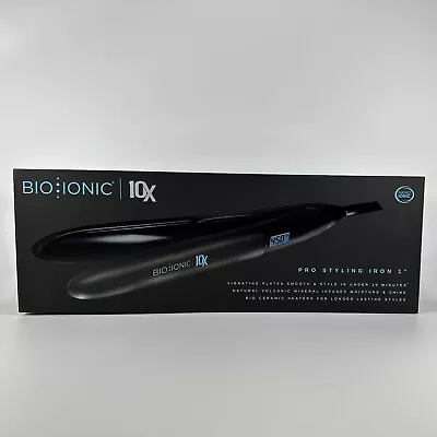 Bio Ionic 10X Pro Styling Iron 1  With Vibrating Plates IN HAND! Cosmetic Damage • $59.99
