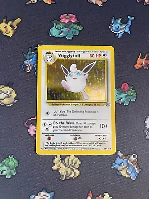 Pokémon Cards Wigglytuff 16/64 Holo Rare Jungle Set Unlimited WOTC - (NM-) • $18