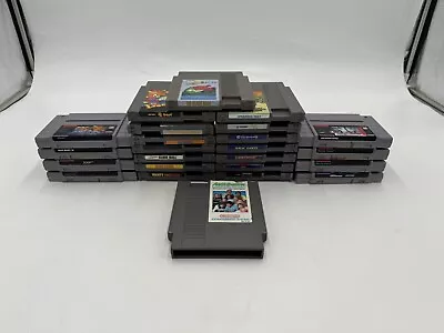 Nintendo NES + SNES Lot Of 23 Authentic Cartridge Only Games TMNT Mario LOOK • $139.95