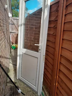 Double Glazed Back Door And Frame • £31