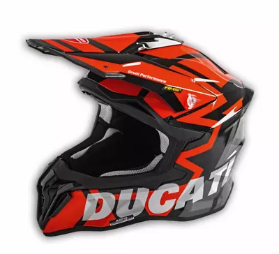 DUCATI Airoh JARGON Enduro Helmet Helmet Full-face Helmet Grey Red NEW 2024 • $426.85