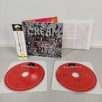 CREAM Wheels Of Fire JAPAN Orig '01 Mini LP CDx2 UICY-9152~New Other Complete • $24.95