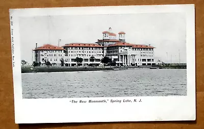 Spring Lake New Jersey NJ New Monmouth Hotel Waterfront Vtg Postcard Unused • $9.99