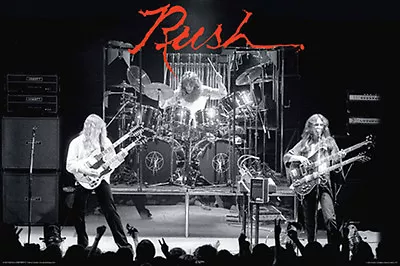 Rush Poster Rock Canada Fantasy Clockwork Angels Progressive Never Been Hung! • £17.09