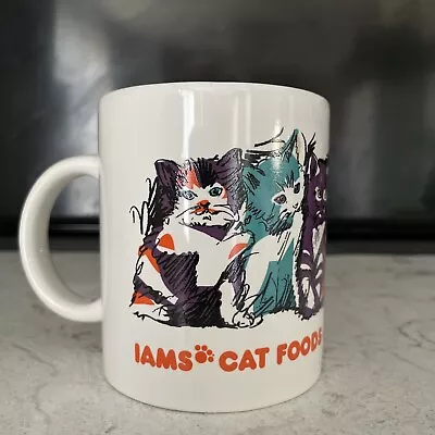 IAMS Coffee Mug Cat Foods Good For Life Tea Cup Kittens • $8