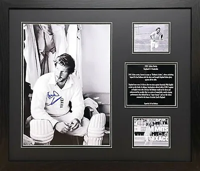 £109.99 • Buy Framed Ian Botham Signed 16x12 Photo England Cricket Ashes With Coa & Proof 
